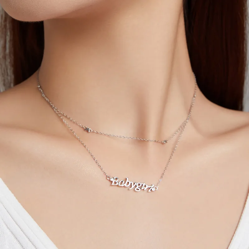 (image for) Pandora Style Treasure Girl Necklace - BSN230 - View 7