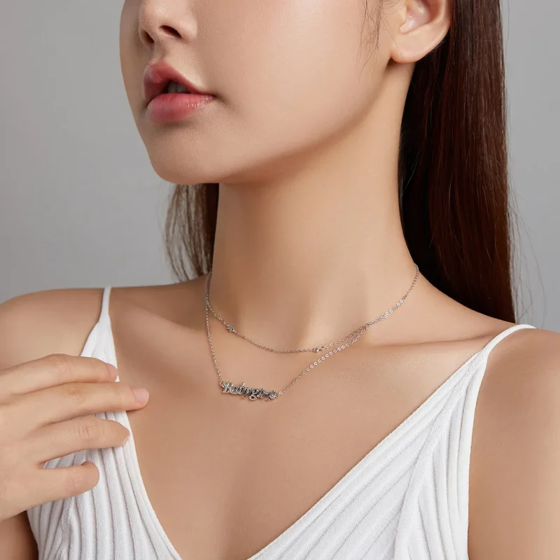 (image for) Pandora Style Treasure Girl Necklace - BSN230 - View 8