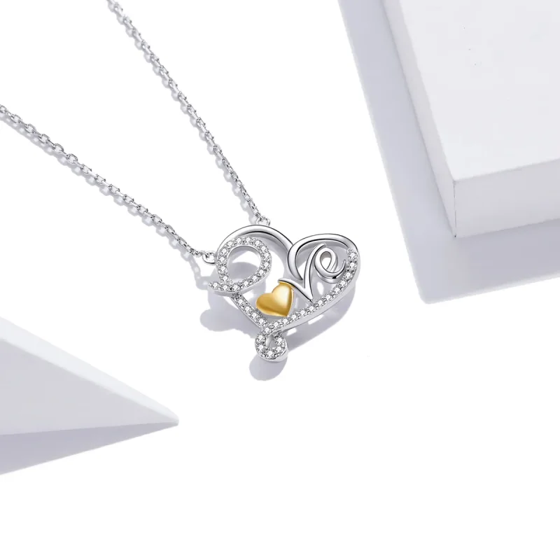 (image for) Pandora Style True Love Necklace - SCN436 - View 2