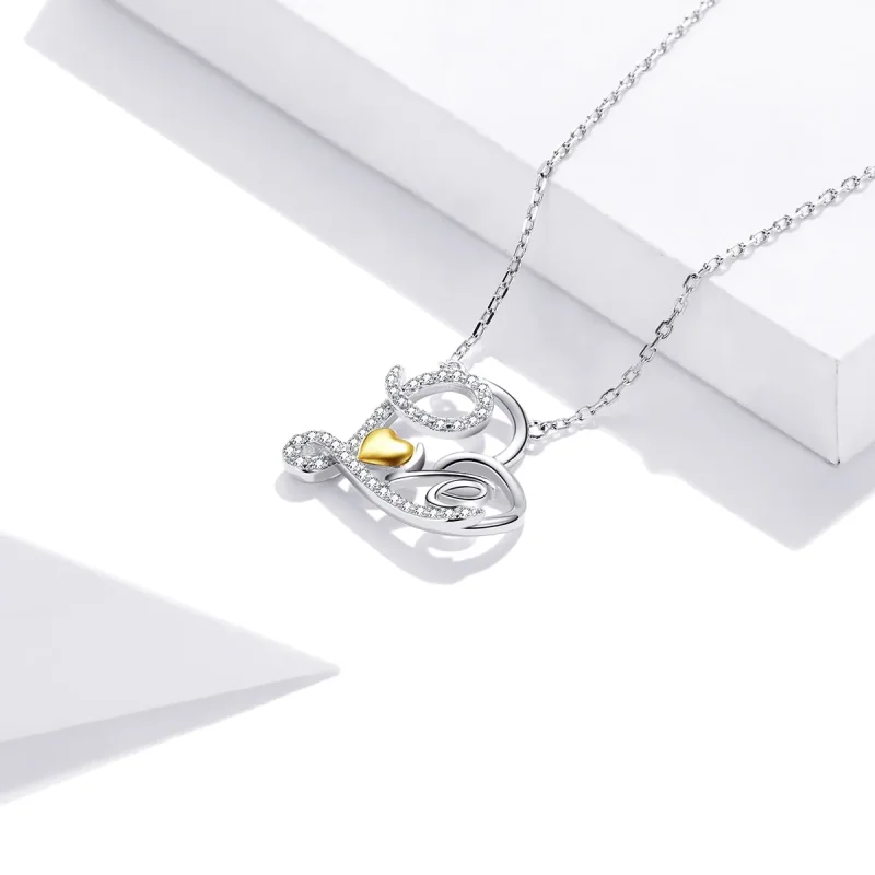 (image for) Pandora Style True Love Necklace - SCN436 - View 3