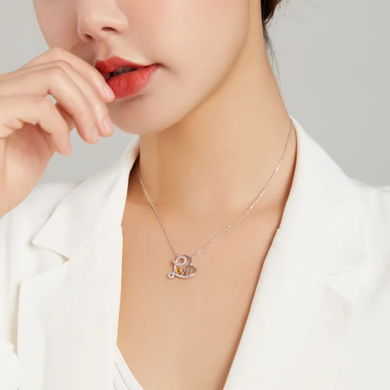 (image for) Pandora Style True Love Necklace - SCN436 - View 6