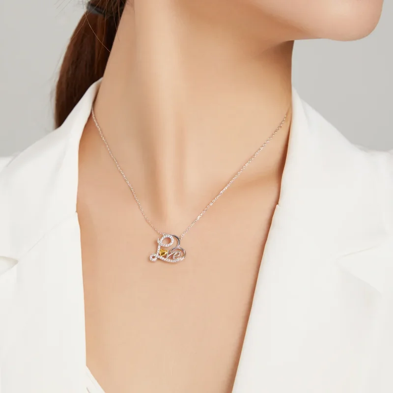 (image for) Pandora Style True Love Necklace - SCN436 - View 7