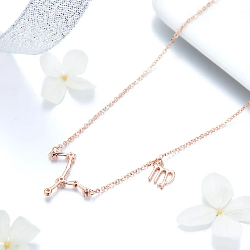 (image for) Pandora Style Virgo Necklace - BSN020 - View 3