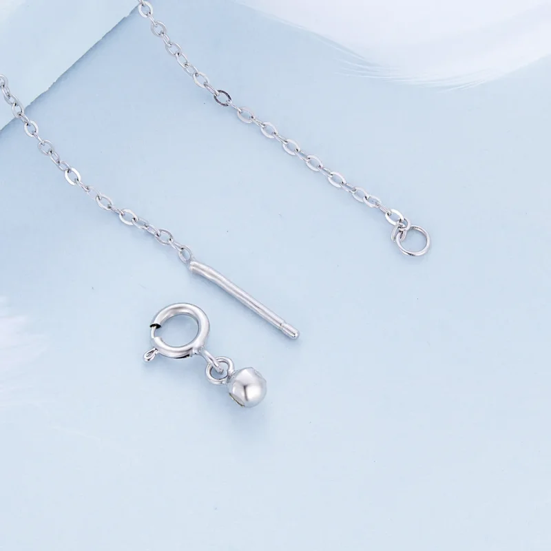 (image for) Pandora Style Wing Necklace - BSN268 - View 5