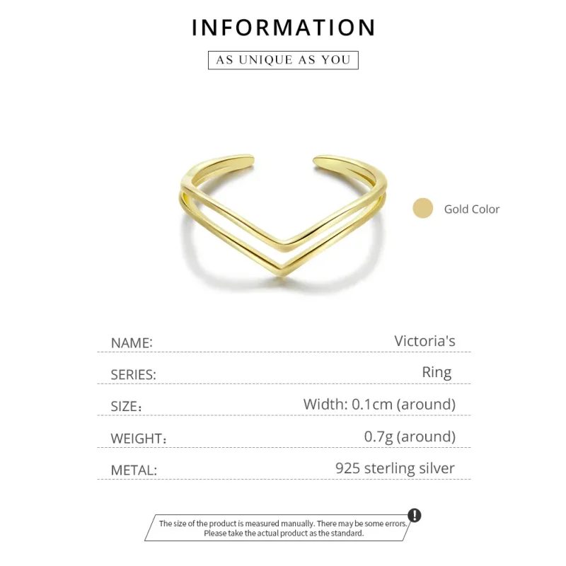 (image for) Pandora Style 18ct Gold Plated Wish Open Ring - SCR713 - View 8