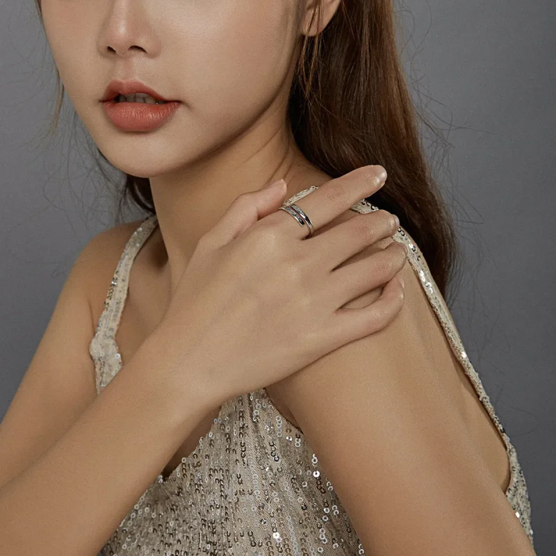 (image for) Pandora Style Angel Sweet Baby Open Ring - BSR144 - View 7