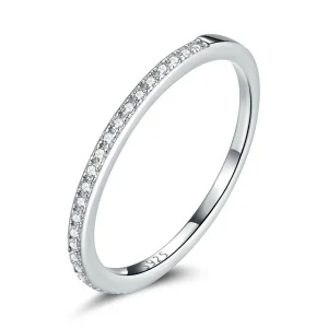 (image for) Pandora Style Archangel Halo Ring - SCR740-WH