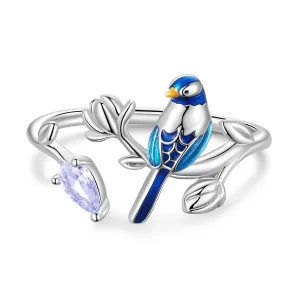 (image for) Pandora Style Bird Open Ring - BSR288