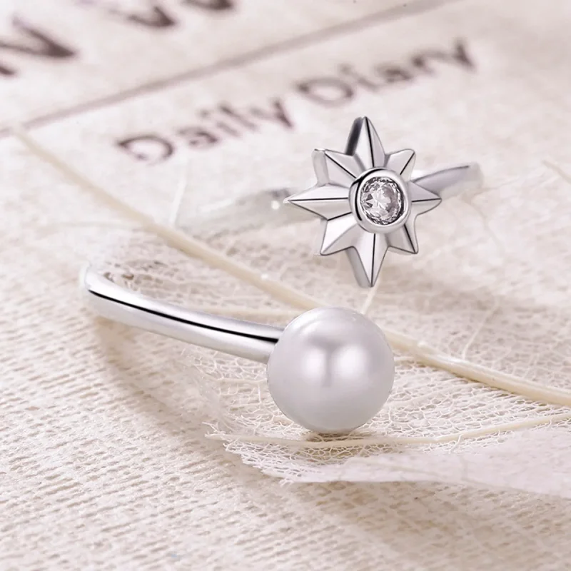 (image for) Pandora Style Blooming Moment Open Ring - VSR099 - View 5