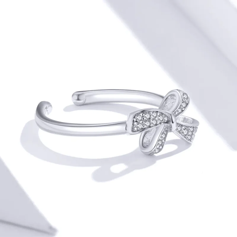 (image for) Pandora Style Complex Open Ring - SCR646 - View 3