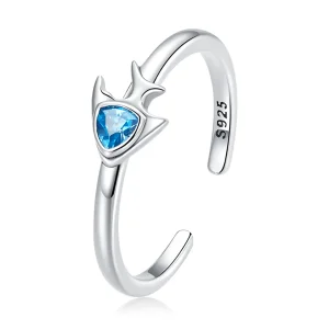 (image for) Pandora Style Creative Fish Open Ring - SCR817