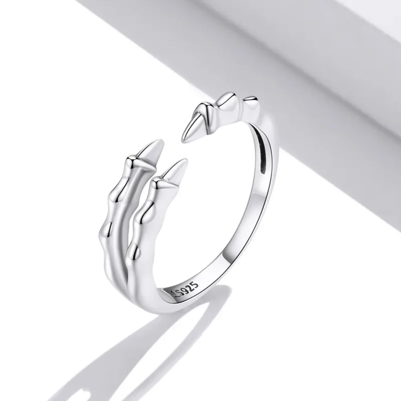 (image for) Pandora Style Dark Claws Open Ring - SCR728 - View 2