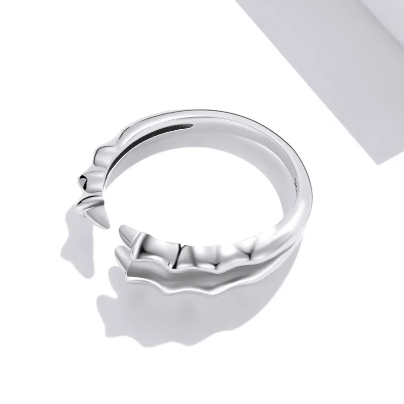 (image for) Pandora Style Dark Claws Open Ring - SCR728 - View 3