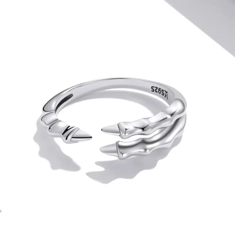 (image for) Pandora Style Dark Claws Open Ring - SCR728 - View 4