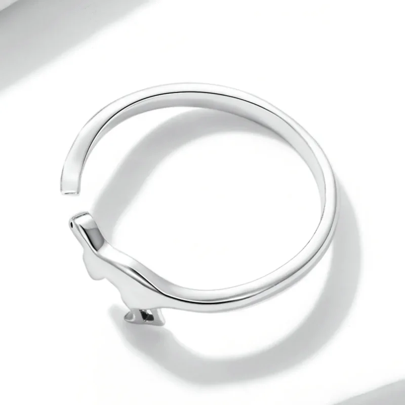 (image for) Pandora Style Dinosaur Open Ring - BSR226 - View 4