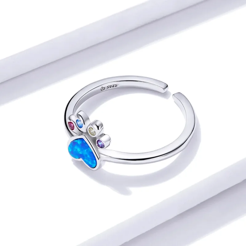 (image for) Pandora Style Dream Crown Open Ring - BSR172 - View 3