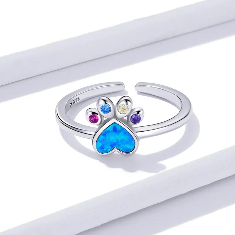 (image for) Pandora Style Dream Crown Open Ring - BSR172 - View 4