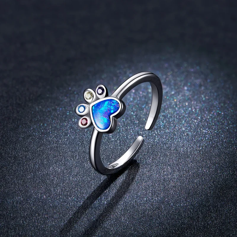 (image for) Pandora Style Dream Crown Open Ring - BSR172 - View 5