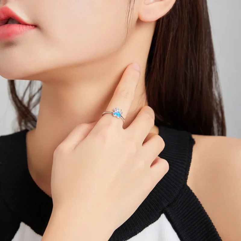 (image for) Pandora Style Dream Crown Open Ring - BSR172 - View 6