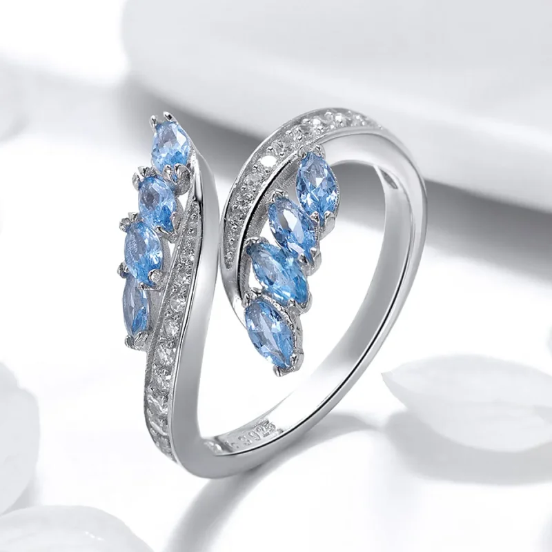 (image for) Pandora Style Elegant Willow Branch Open Ring - BSR005 - View 3