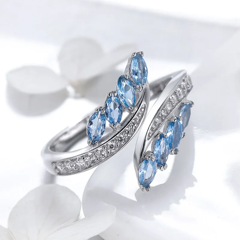(image for) Pandora Style Elegant Willow Branch Open Ring - BSR005 - View 4