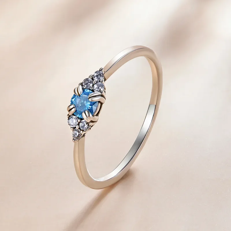 (image for) Pandora Style Eternal Love Ring - SCR534-BU - View 2