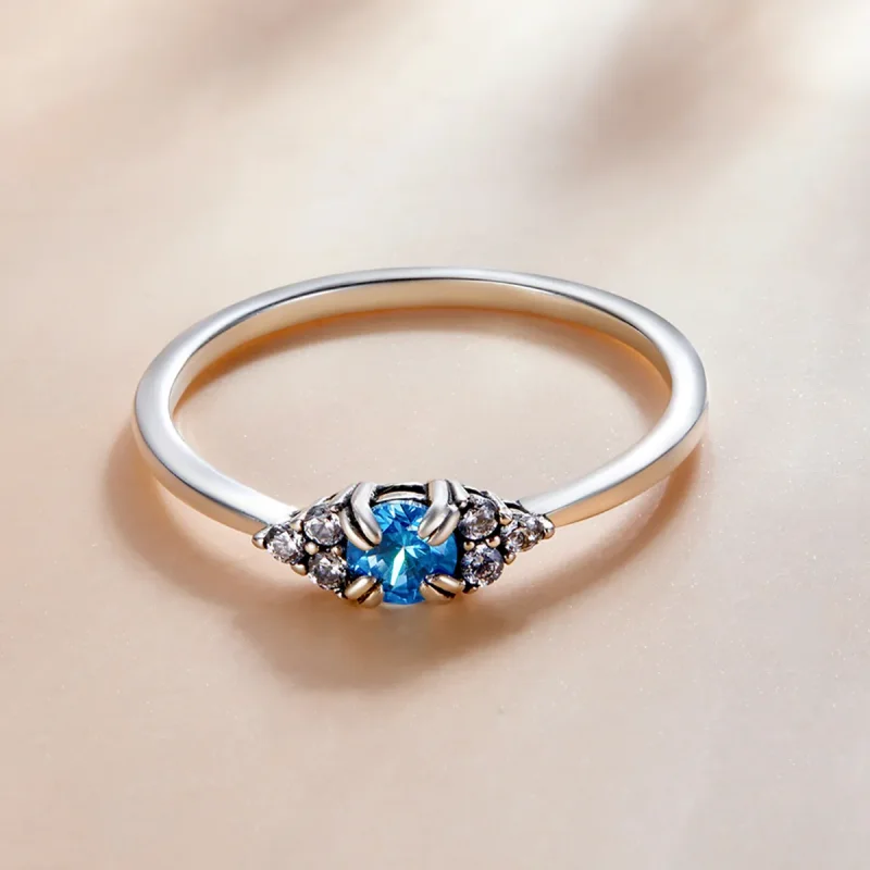 (image for) Pandora Style Eternal Love Ring - SCR534-BU - View 3