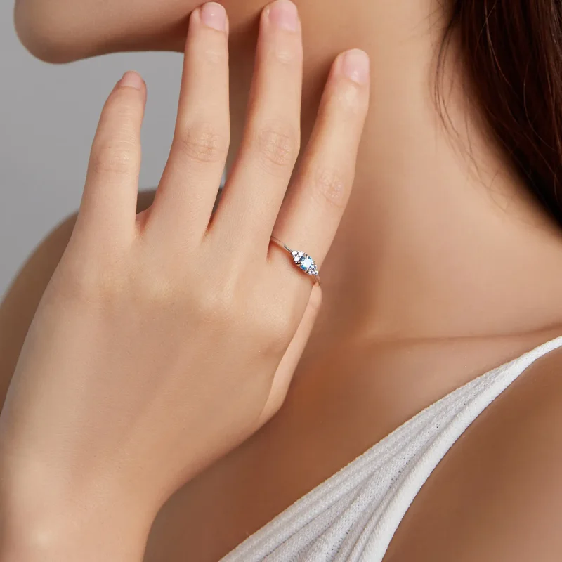 (image for) Pandora Style Eternal Love Ring - SCR534-BU - View 5