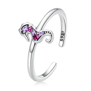 (image for) Pandora Style Exquisite Seahorse Open Ring - SCR816
