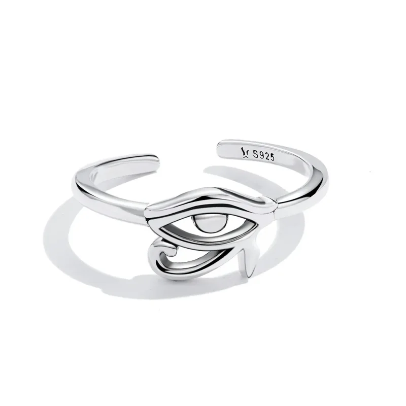 (image for) Pandora Style Eye of Horus Open Ring - SCR801 - View 3