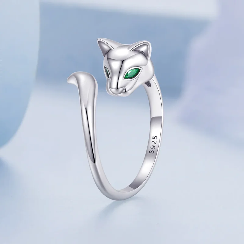 (image for) Pandora Style Fox Open Ring - BSR313 - View 2