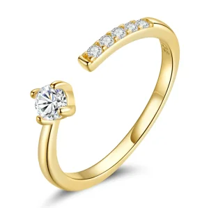 (image for) Pandora Style French Simplicity Open Ring - BSR203