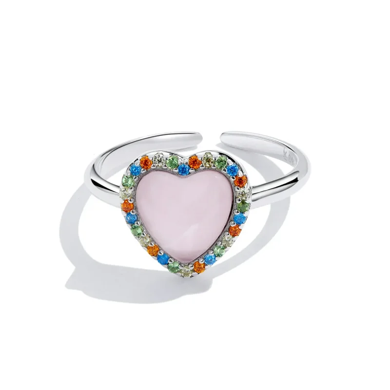 (image for) Pandora Style Girl Love Open Ring - SCR803 - View 3