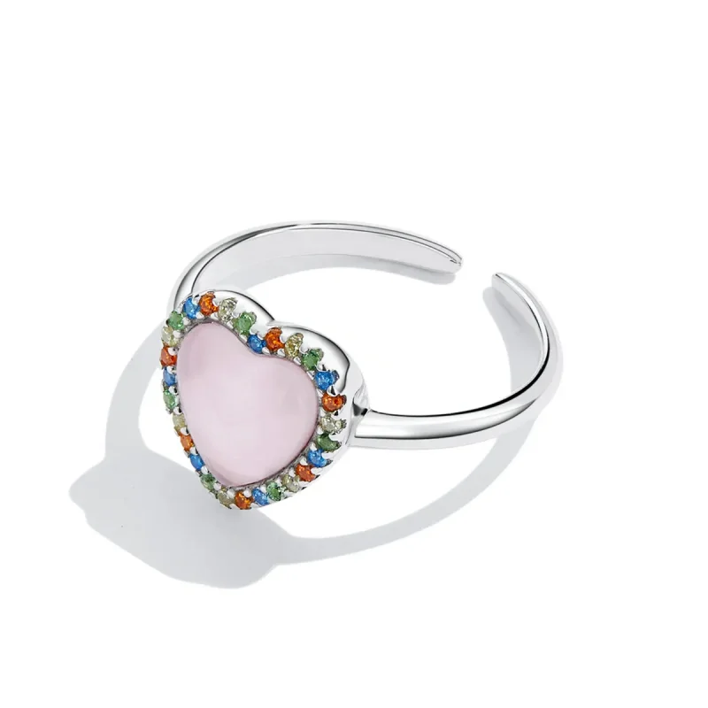 (image for) Pandora Style Girl Love Open Ring - SCR803 - View 4