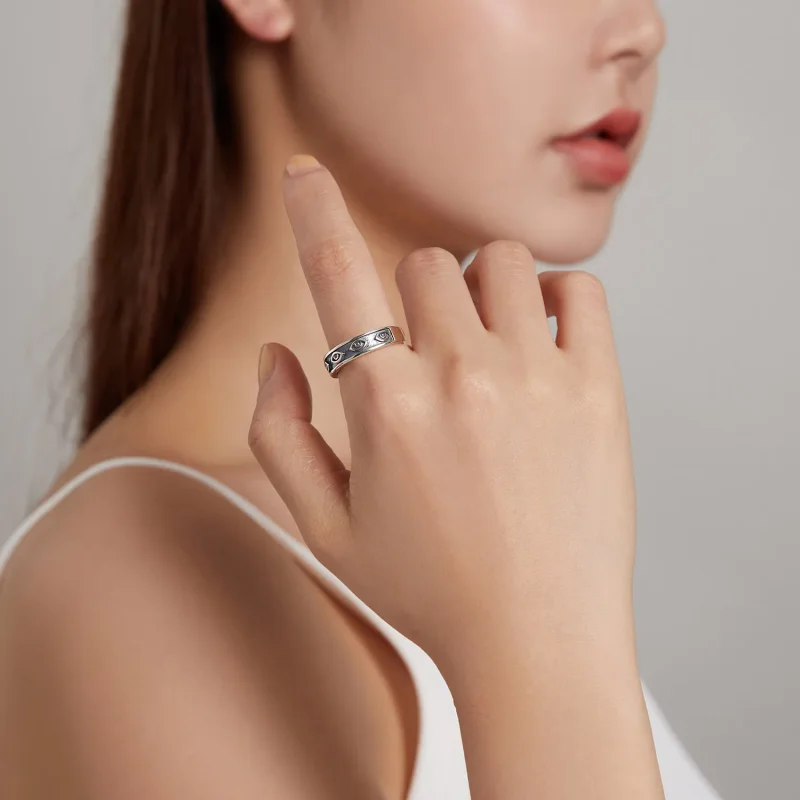 (image for) Pandora Style Guardian Ring Open Ring - BSR193 - View 8