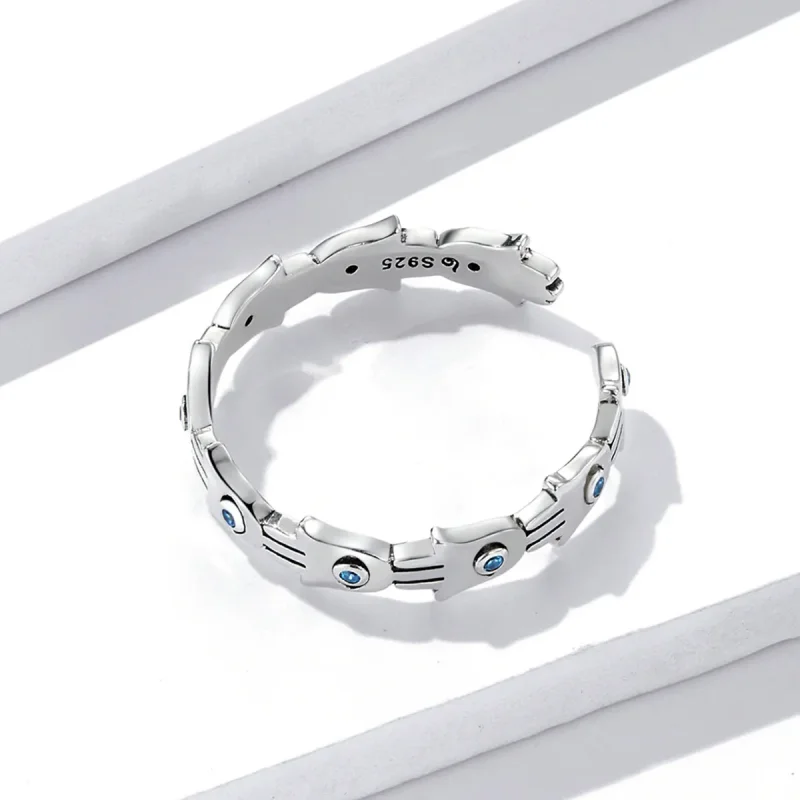 (image for) Pandora Style Hand of Fatima Open Ring - BSR237 - View 4