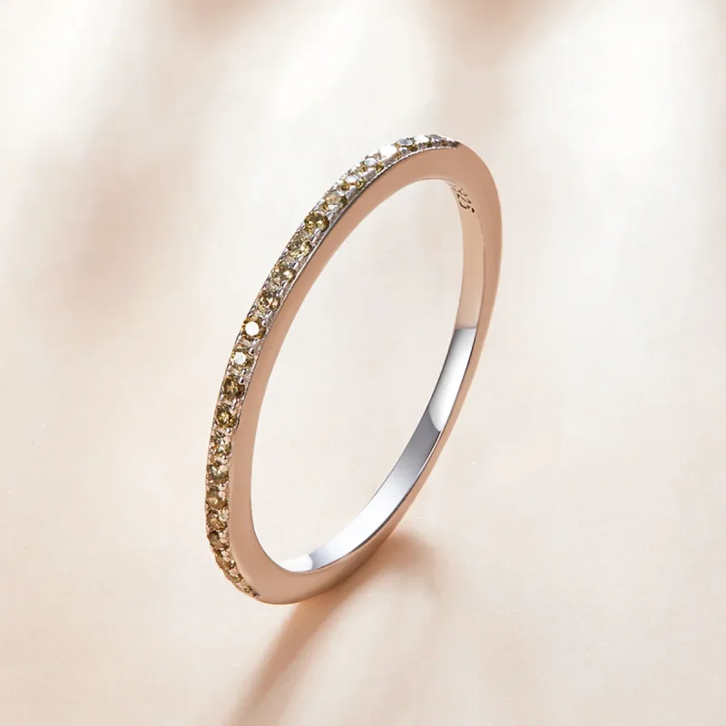 (image for) Pandora Style Honorable Queen Halo Ring - SCR740-YE - View 3