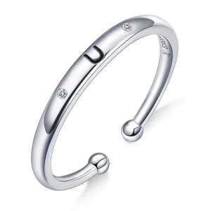 (image for) Pandora Style Letter-U Open Ring - SCR544-U