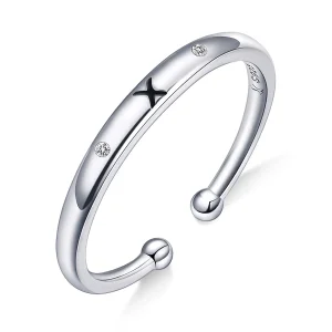 (image for) Pandora Style Letter-X Open Ring - SCR544-X