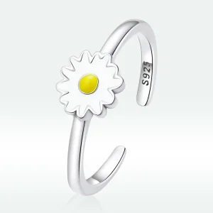 (image for) Pandora Style Little Daisy Open Ring - SCR811