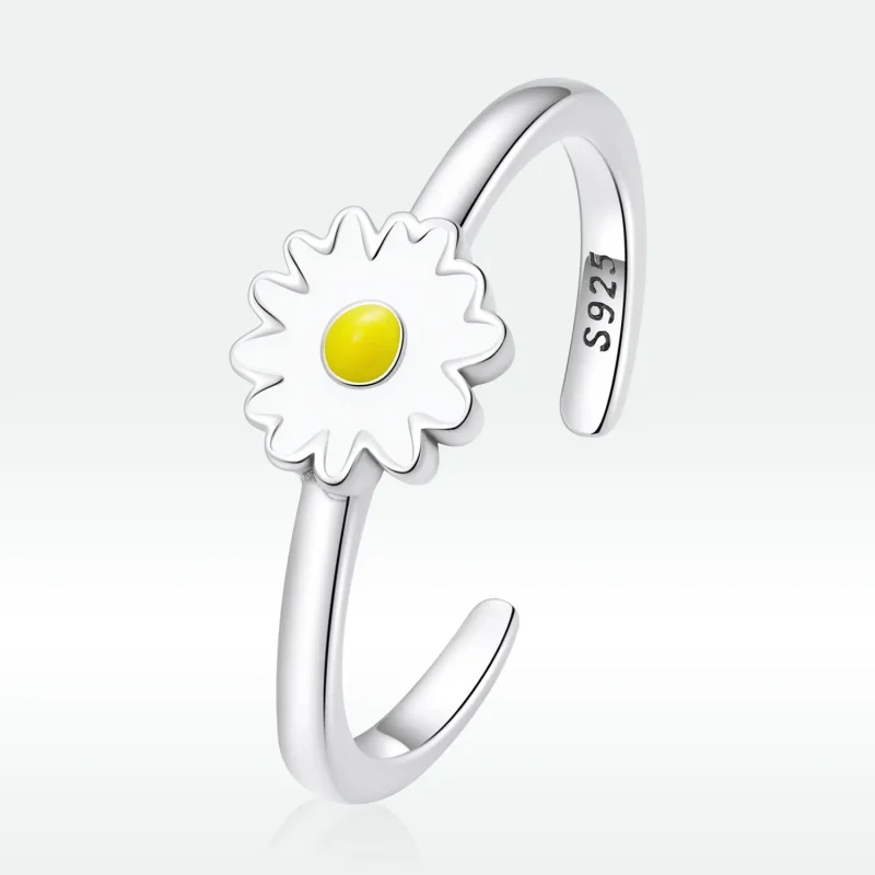 (image for) Pandora Style Little Daisy Open Ring - SCR811