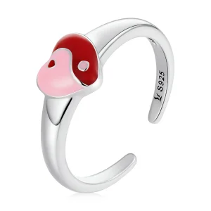 (image for) Pandora Style Love Gossip Map Open Ring - SCR786