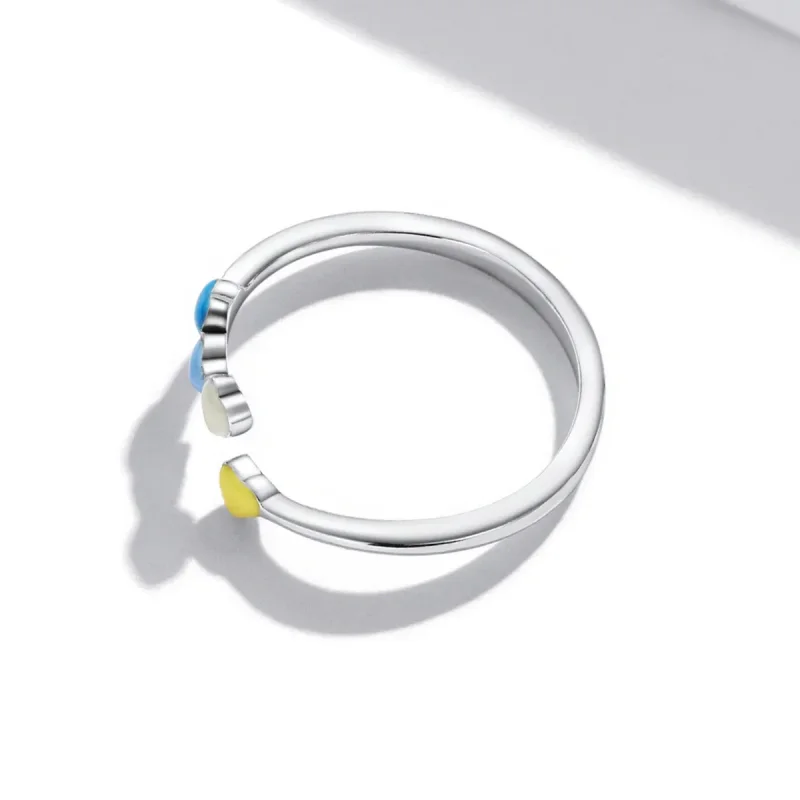 (image for) Pandora Style Love Open Ring - SCR770 - View 3