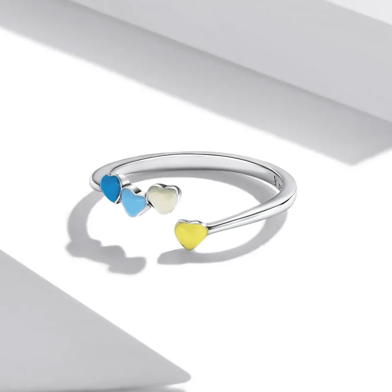 (image for) Pandora Style Love Open Ring - SCR770 - View 4