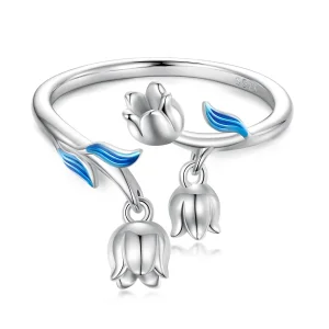 (image for) Pandora Style Orchid Open Ring - BSR287