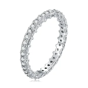 (image for) Pandora Style Pattern Color Zirconium Ring - BSR277