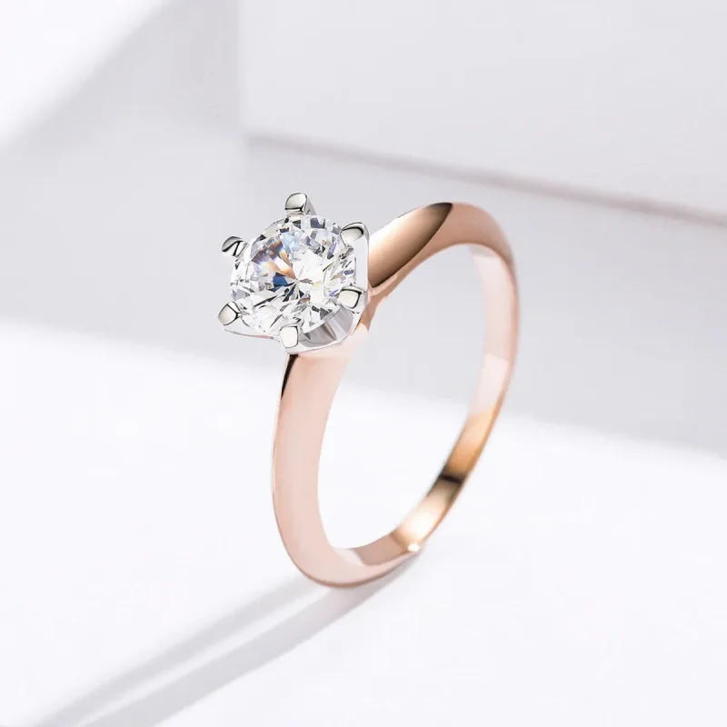 (image for) Pandora Style Rose Gold Only You Ring - SCR525 - View 2
