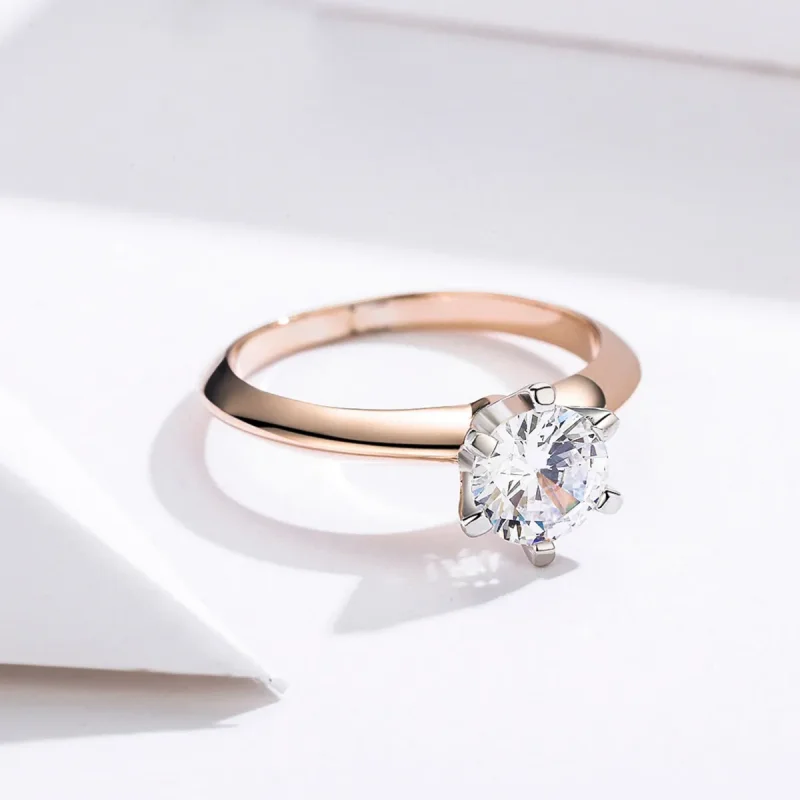 (image for) Pandora Style Rose Gold Only You Ring - SCR525 - View 4