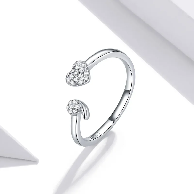 (image for) Pandora Style Silver Affiliated Open Ring - SCR706 - View 2