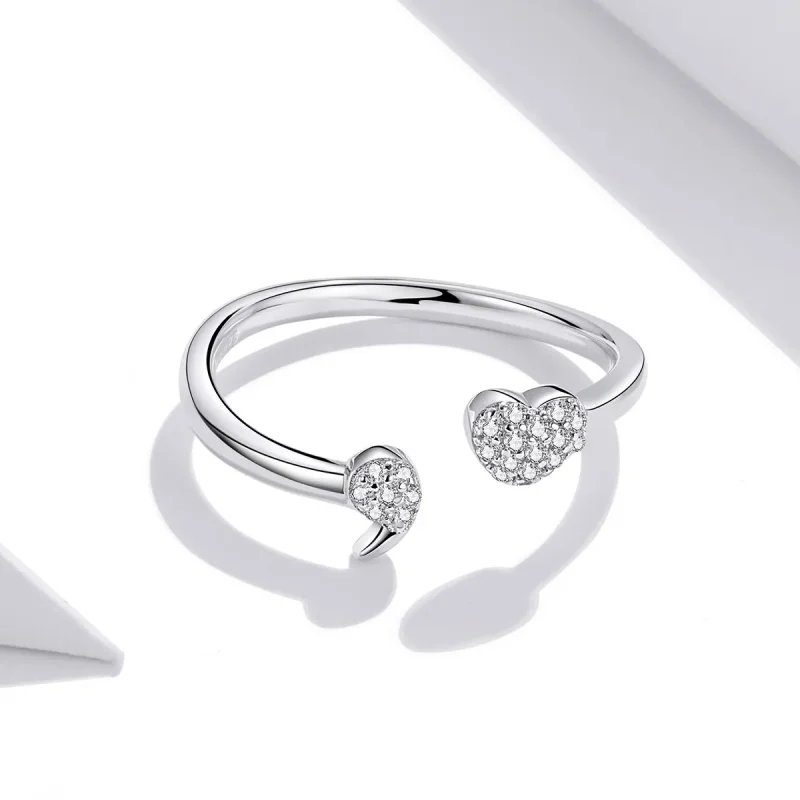 (image for) Pandora Style Silver Affiliated Open Ring - SCR706 - View 4